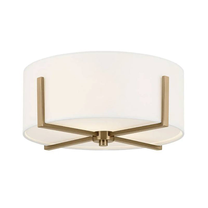 Kichler 52593 Malen 2-lt 16" Flush Mount-Champagne Bronze