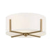 Kichler 52593 Malen 2-lt 16" Flush Mount-Champagne Bronze