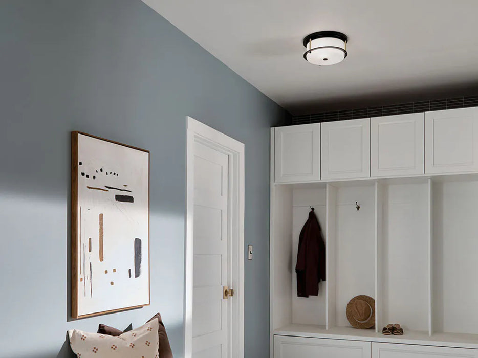Kichler 52595 Brit 2-lt 12" Flush Mount