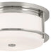 Kichler 52595 Brit 2-lt 12" Flush Mount-Polished Nickel