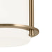 Kichler 52596 Brit 1-lt 7" Flush Mount-Champagne Bronze