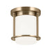 Kichler 52596 Brit 1-lt 7" Flush Mount-Champagne Bronze