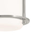 Kichler 52596 Brit 1-lt 7" Flush Mount-Polished Nickel