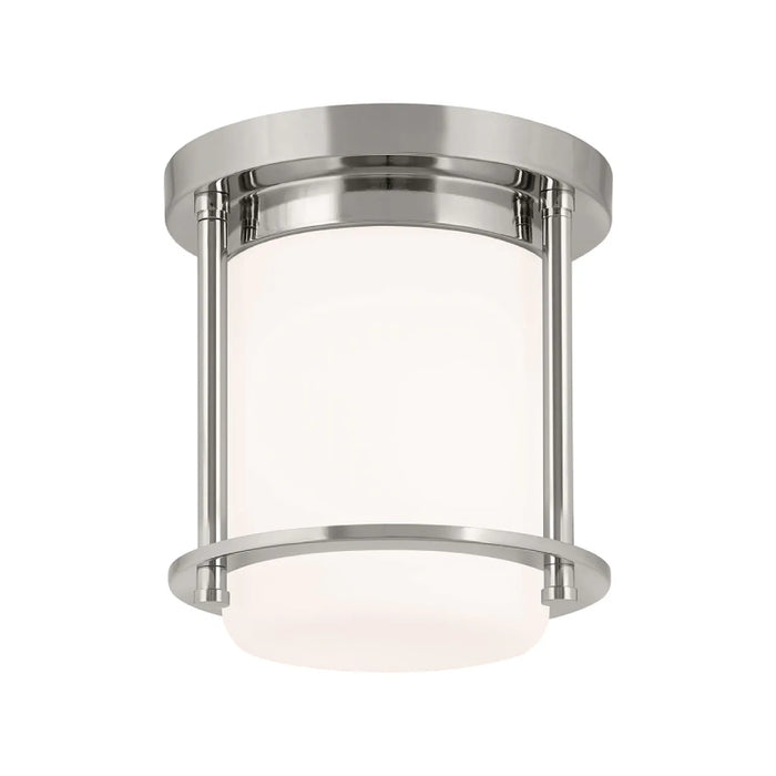 Kichler 52596 Brit 1-lt 7" Flush Mount-Polished Nickel