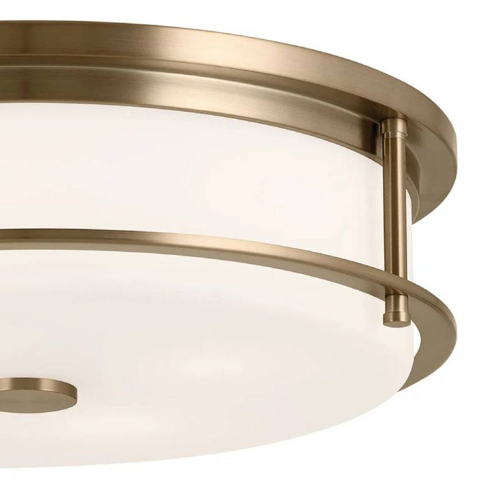 Kichler 52597 Brit 4-lt 18" Flush Mount-Champagne Bronze