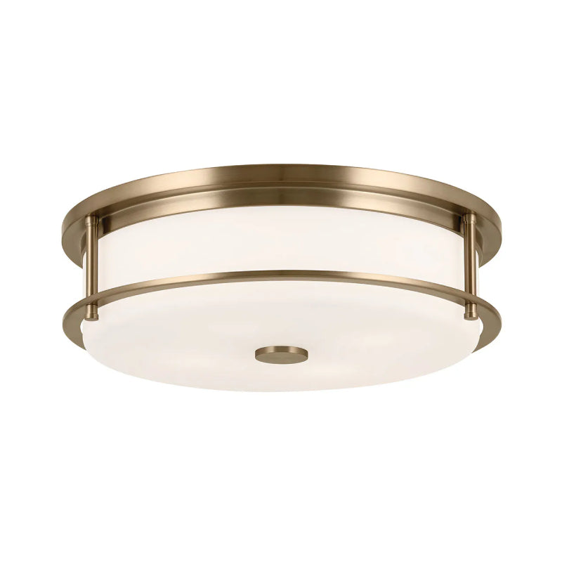 Kichler 52597 Brit 4-lt 18" Flush Mount-Champagne Bronze