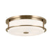Kichler 52597 Brit 4-lt 18" Flush Mount-Champagne Bronze