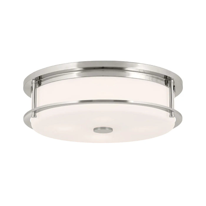 Kichler 52597 Brit 4-lt 18" Flush Mount-Polished Nickel