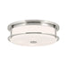 Kichler 52597 Brit 4-lt 18" Flush Mount-Polished Nickel