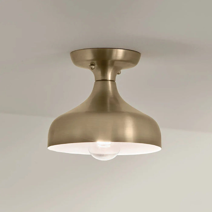 Kichler 52599 Sisu 1-lt 8" Semi Flush