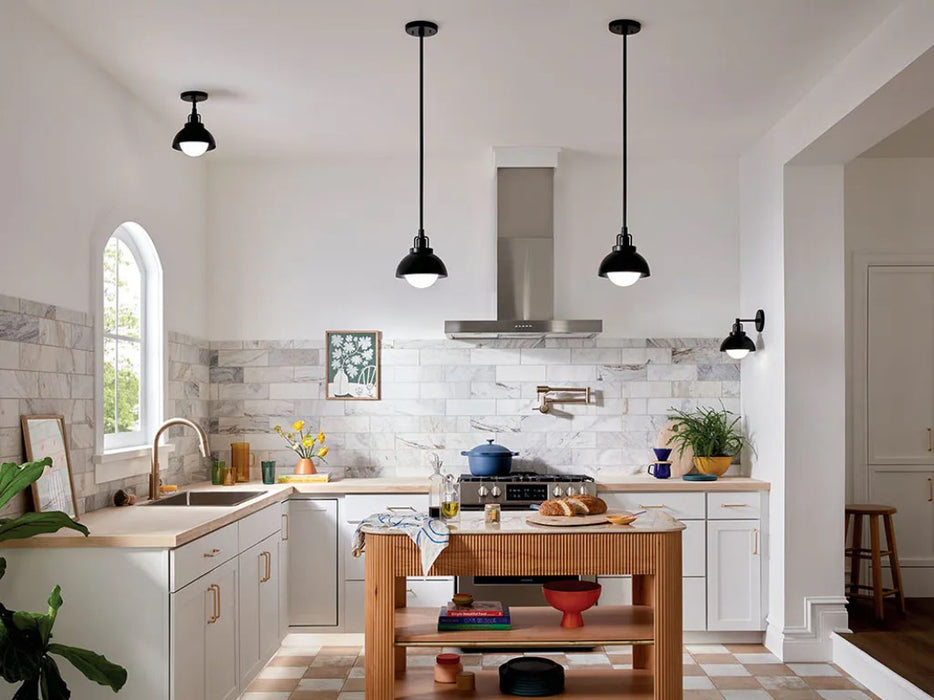 Kichler 52601 Niva 1-lt 8" Semi Flush