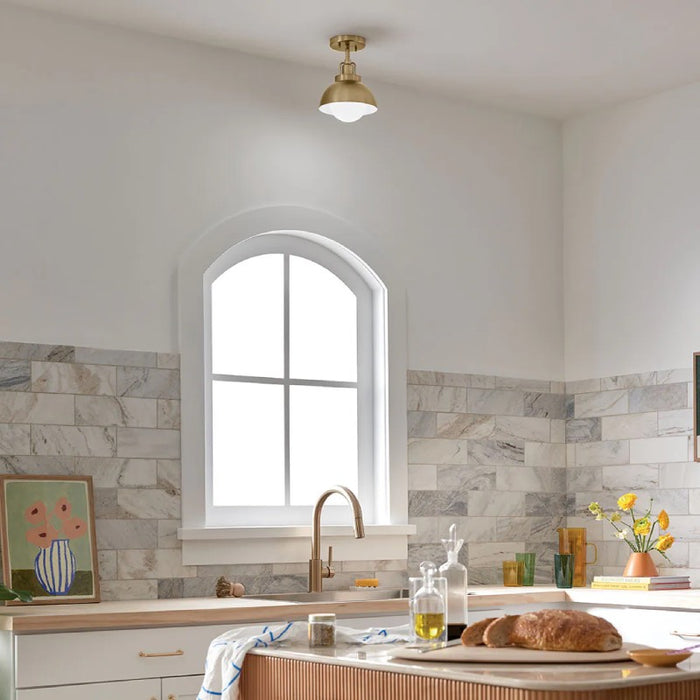 Kichler 52601 Niva 1-lt 8" Semi Flush