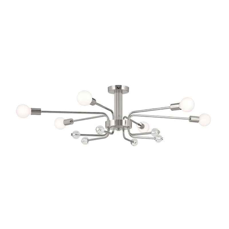 Kichler 52602 Ocala 6-lt 41" Semi Flush