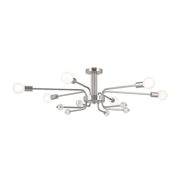 Kichler 52602 Ocala 6-lt 41" Semi Flush