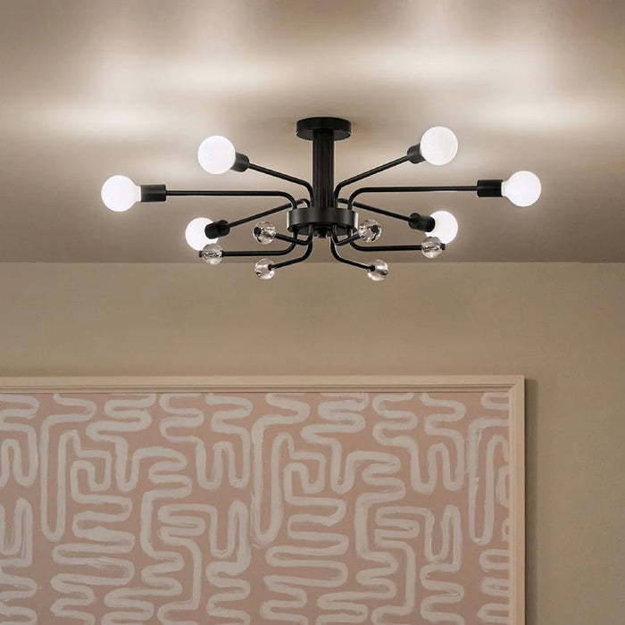 Kichler 52602 Ocala 6-lt 41" Semi Flush