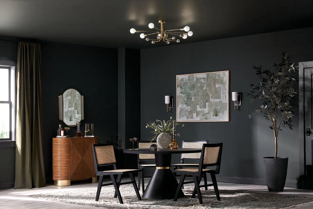 Kichler 52602 Ocala 6-lt 41" Semi Flush