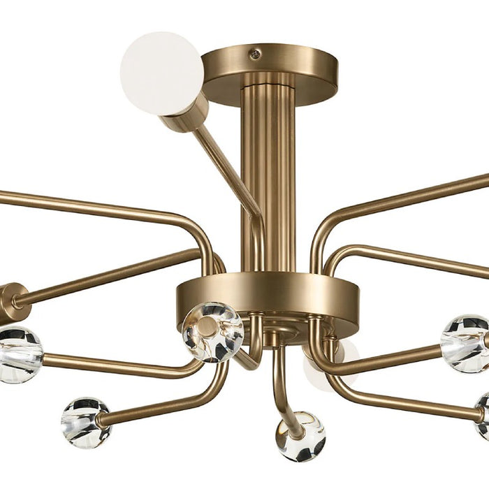 Kichler 52602 Ocala 6-lt 41" Semi Flush
