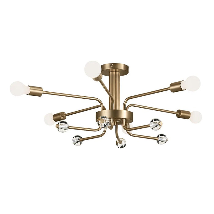 Kichler 52602 Ocala 6-lt 41" Semi Flush