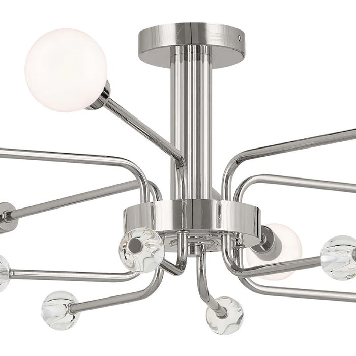 Kichler 52602 Ocala 6-lt 41" Semi Flush