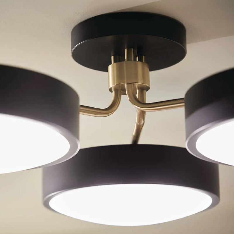 Kichler 52604 Sago 3-lt 40" LED Semi Flush