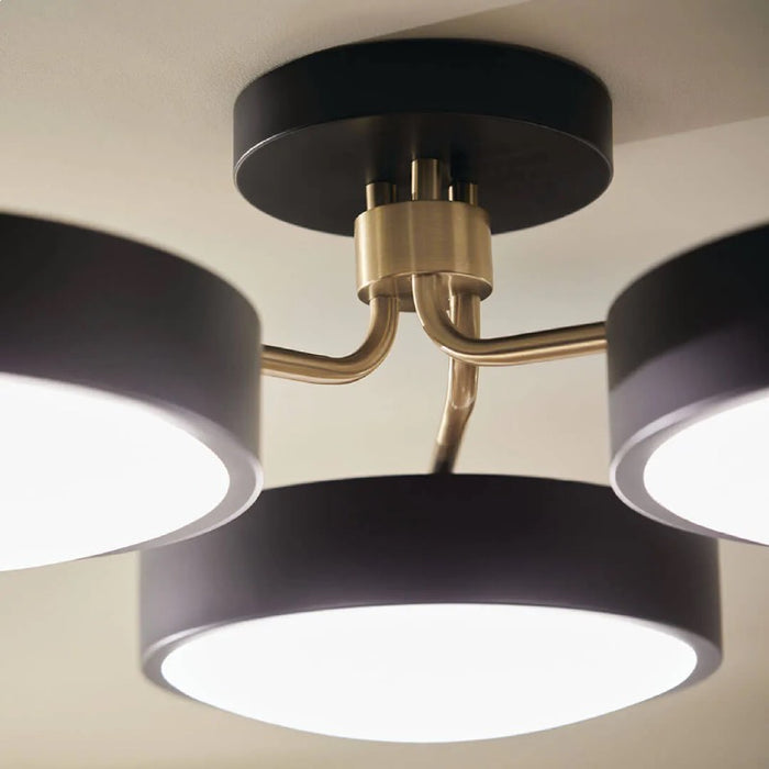 Kichler 52604 Sago 3-lt 40" LED Semi Flush