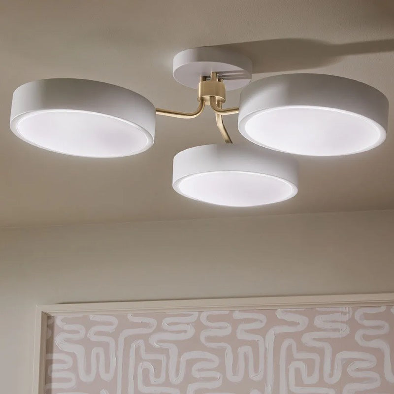 Kichler 52604 Sago 3-lt 40" LED Semi Flush
