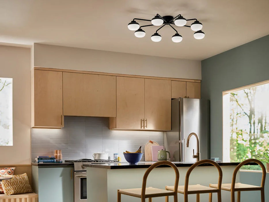 Kichler 52608 Remy 8-lt 41" LED Semi Flush