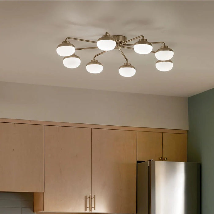 Kichler 52608 Remy 8-lt 41" LED Semi Flush