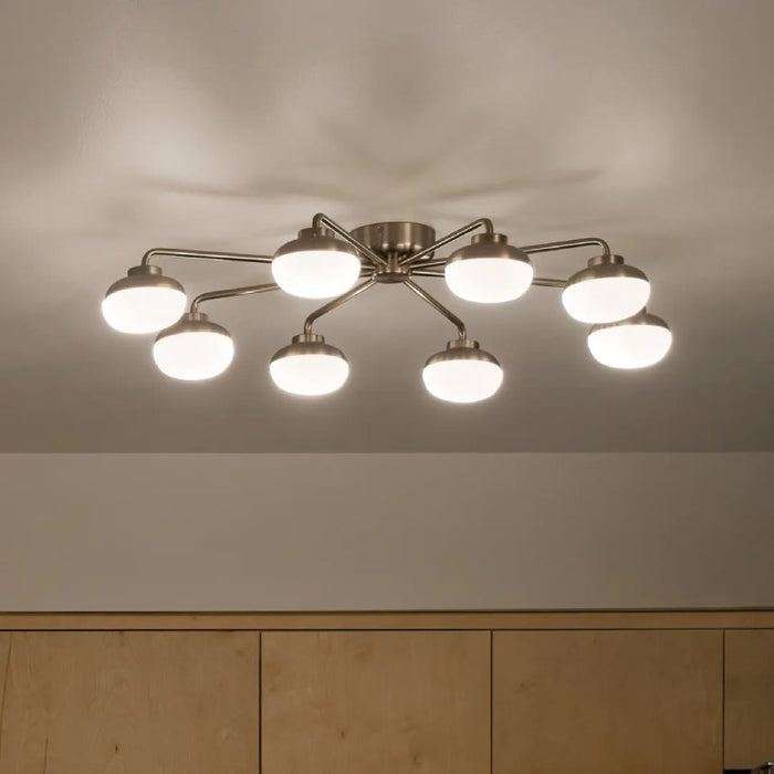 Kichler 52608 Remy 8-lt 41" LED Semi Flush