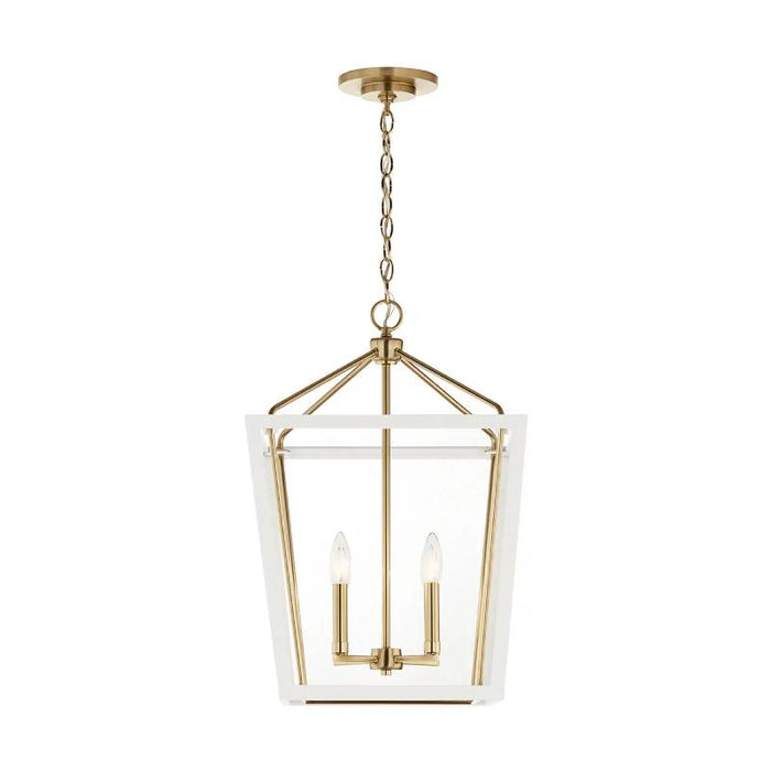 Kichler 52619 Delvin 4-lt 16" Pendant-Champagne Bronze with White
