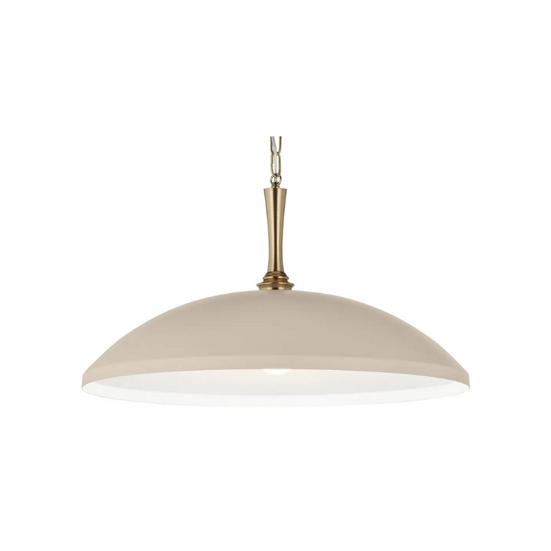 Kichler 52637 Delarosa 1-lt 24" Pendant - Greige/Champagne Bronze