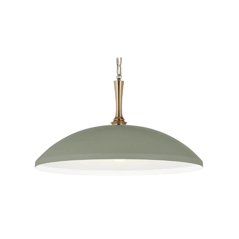 Kichler 52637 Delarosa 1-lt 24" Pendant - Heritage Green/Champagne Bronze
