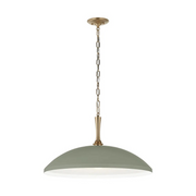 Kichler 52637 Delarosa 1-lt 24" Pendant - Heritage Green/Champagne Bronze