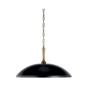 Kichler 52637 Delarosa 1-lt 24" Pendant - Black/Champagne Bronze