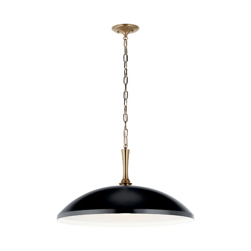 Kichler 52637 Delarosa 1-lt 24" Pendant - Black/Champagne Bronze
