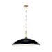 Kichler 52637 Delarosa 1-lt 24" Pendant - Black/Champagne Bronze