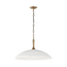 Kichler 52637 Delarosa 1-lt 24" Pendant - White/Champagne Bronze