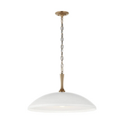 Kichler 52637 Delarosa 1-lt 24" Pendant - White/Champagne Bronze