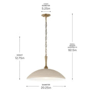 Kichler 52638 Delarosa 1-lt 20" Pendant