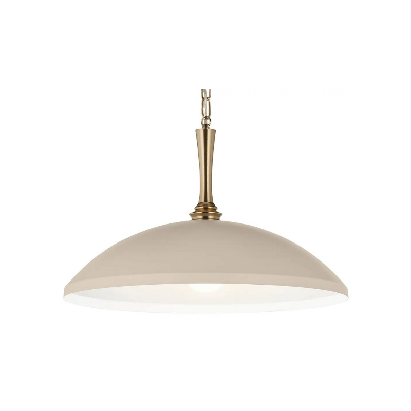 Kichler 52638 Delarosa 1-lt 20" Pendant - Greige/Champagne Bronze
