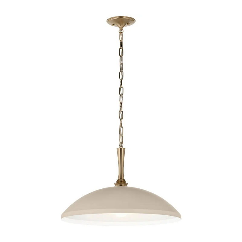 Kichler 52638 Delarosa 1-lt 20" Pendant - Greige/Champagne Bronze
