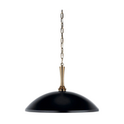 Kichler 52638 Delarosa 1-lt 20" Pendant - Black/Champagne Bronze