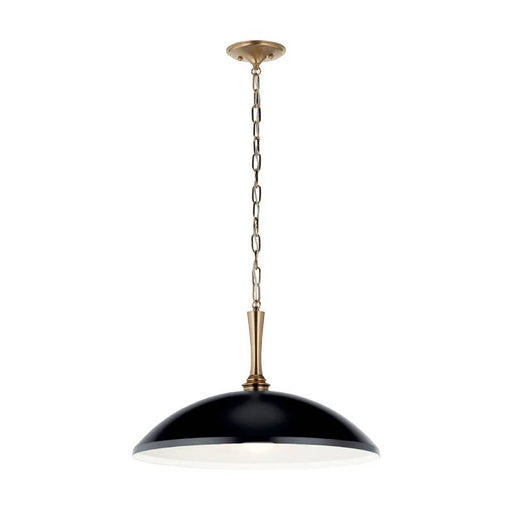 Kichler 52638 Delarosa 1-lt 20" Pendant-Black with Champagne Bronze