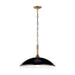 Kichler 52638 Delarosa 1-lt 20" Pendant-Black with Champagne Bronze