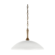 Kichler 52638 Delarosa 1-lt 20" Pendant - White/Champagne Bronze