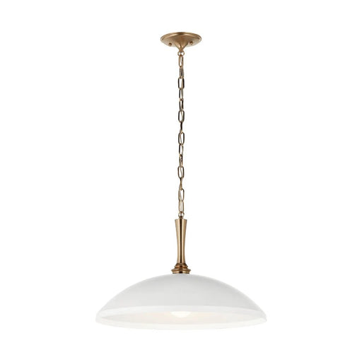 Kichler 52638 Delarosa 1-lt 20" Pendant-White with Champagne Bronze