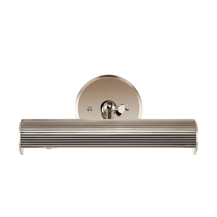 Kichler 52649 Midi 1-lt 12" Wall Sconce-Polished Nickel