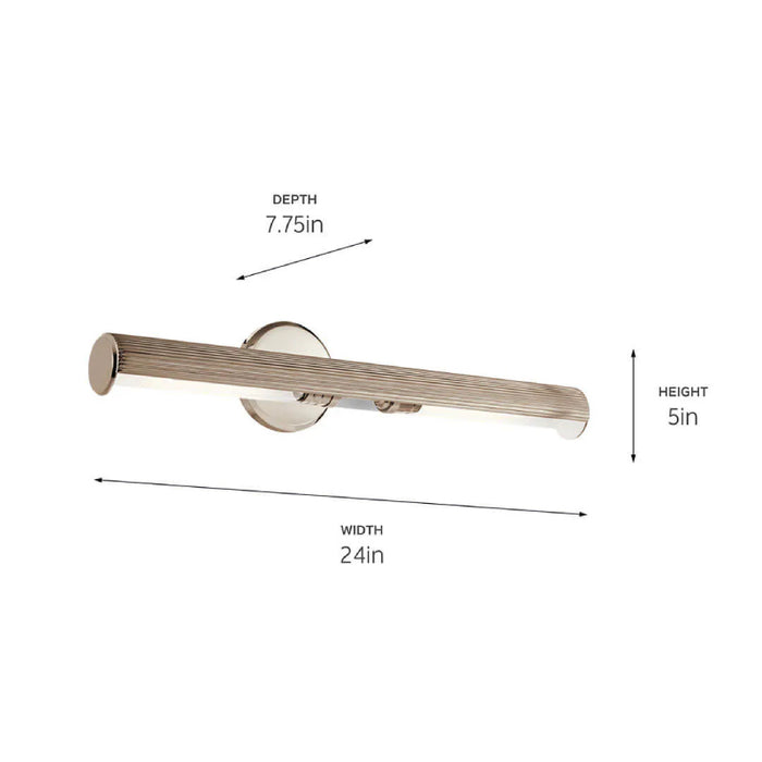 Kichler 52651 Midi 2-lt 24" Wall Sconce
