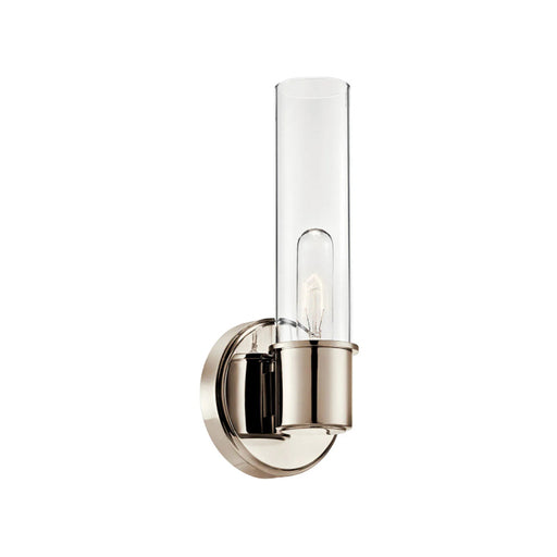 Kichler 52653 Aviv 1-lt 13" Tall Wall Sconce-Polished Nickel