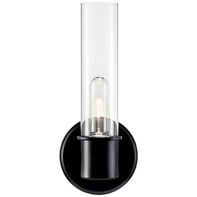 Kichler 52653 Aviv 1-lt 13" Tall Wall Sconce-Black